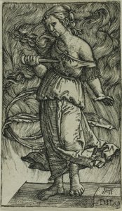 Didone si uccide da Albrecht Altdorfer