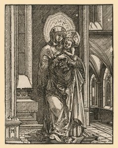 La „bella Maria di Ratisbona“ nella chiesa da Albrecht Altdorfer