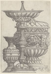 Tre coppe decorate (Vasi, brocche e coppe) da Albrecht Altdorfer