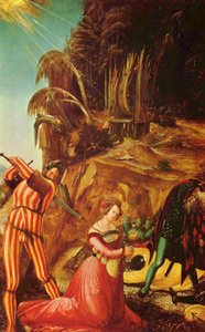 Decapitazione di Santa Caterina da Albrecht Altdorfer