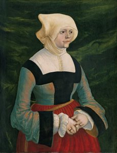 Tedesco: Bildnis einer jungen Frau Ritratto di una giovane donna da Albrecht Altdorfer