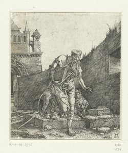 San Girolamo nel cortile di una chiesa