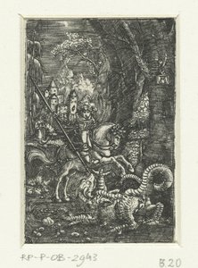 San Giorgio uccide il drago da Albrecht Altdorfer