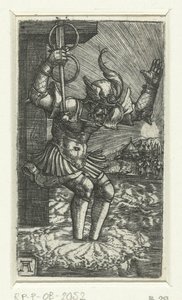 Orazio Coclite si getta nel Tevere da Albrecht Altdorfer