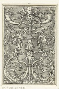 Candelabro con un cherubino da Albrecht Altdorfer
