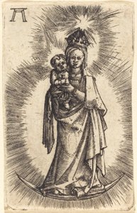 Madonna e Bambino in Piedi con una Mezzaluna da Albrecht Altdorfer