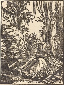 Coppia di Amanti in un Paesaggio da Albrecht Altdorfer