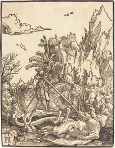 San Giorgio che Uccide il Drago da Albrecht Altdorfer
