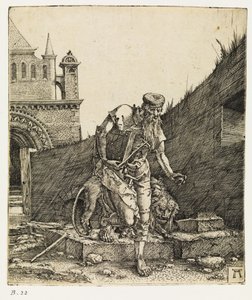 San Girolamo che cammina in un cimitero, prima del 1519 da Albrecht Altdorfer