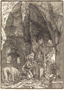 San Girolamo in una Grotta da Albrecht Altdorfer