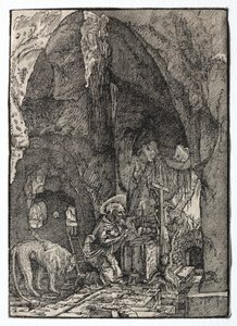 San Girolamo nella grotta da Albrecht Altdorfer