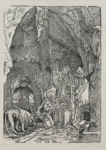 San Girolamo nella grotta da Albrecht Altdorfer