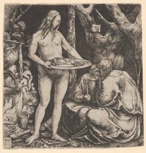 La tentazione dei due eremiti da Albrecht Altdorfer