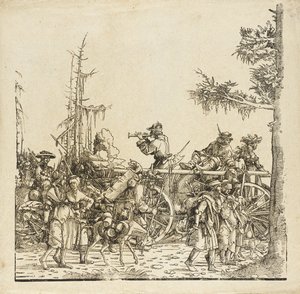 Il carro dei bagagli da Albrecht Altdorfer