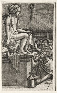 La cortigiana romana o La vendetta del mago Virgilio da Albrecht Altdorfer