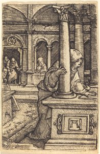 La Vergine cerca Gesù nel tempio da Albrecht Altdorfer