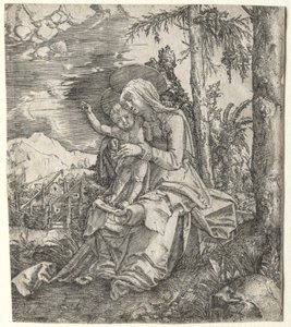 La Vergine in un Paesaggio da Albrecht Altdorfer