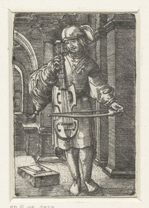 Suonatore di viola da Albrecht Altdorfer