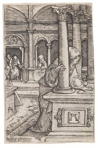 La Vergine Maria cerca Gesù dodicenne nel Tempio da Albrecht Altdorfer