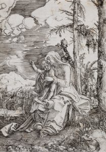 Madonna col Bambino in un paesaggio da Albrecht Altdorfer