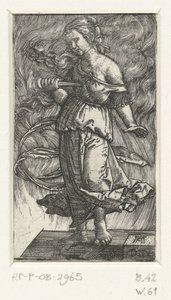 Suicidio di Didone da Albrecht Altdorfer