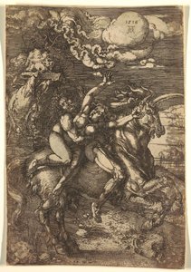 Rapimento di Proserpina su un unicorno da Albrecht Dürer