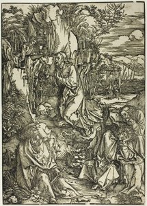 Agonia nel Giardino, dalla Grande Passione da Albrecht Dürer