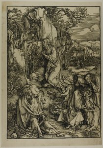 Agonia nel Giardino, dalla Grande Passione da Albrecht Dürer
