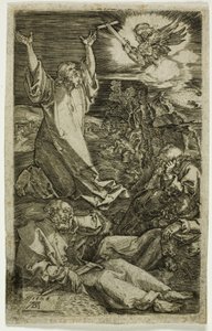 Agonia nel giardino, dalla Passione incisa da Albrecht Dürer