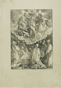 Assunzione e incoronazione della Vergine, da La vita della Vergine da Albrecht Dürer