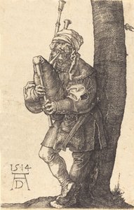 Suonatore di cornamusa da Albrecht Dürer