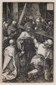 Portare la croce, dalla serie “La Passione Incisa” da Albrecht Dürer