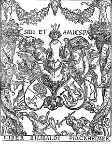 Ex libris di Willibald Pirkheimer