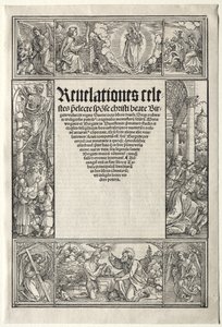 Bordo - con Il Battesimo di Cristo da Albrecht Dürer