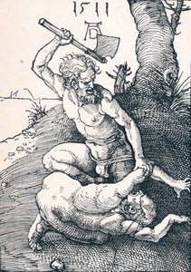 Caino uccide Abele, 1511 da Albrecht Dürer