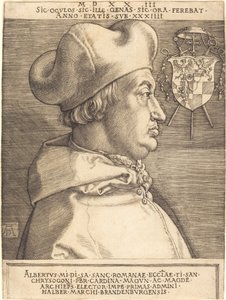 Cardinale Albrecht di Brandeburgo ("Grande Cardinale") da Albrecht Dürer