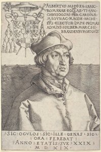 Cardinale Albrecht di Brandeburgo ("Piccolo Cardinale") da Albrecht Dürer