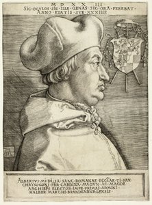 Cardinale Albrecht di Brandeburgo (Il Grande Cardinale) da Albrecht Dürer