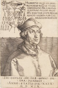 Cardinale Albrecht di Brandeburgo; o Il piccolo cardinale da Albrecht Dürer