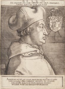 Cardinale Albrecht di Brandeburgo; o il grande cardinale da Albrecht Dürer