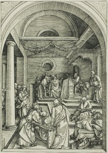 Cristo tra i dottori, da La vita della Vergine da Albrecht Dürer