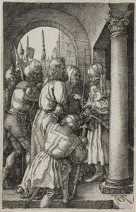 Cristo davanti a Pilato, dalla Passione incisa da Albrecht Dürer