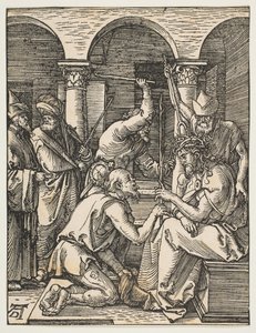 Cristo incoronato di spine, da La Piccola Passione da Albrecht Dürer