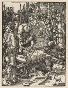Cristo inchiodato alla croce, dalla Piccola Passione, ca. 1509 da Albrecht Dürer