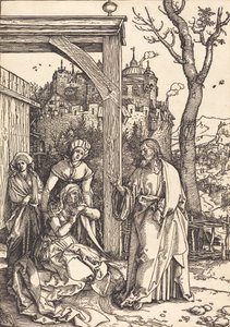 Cristo che si congeda dalla madre, c. 1504-1505 da Albrecht Dürer