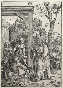 Cristo prende congedo da sua madre da Albrecht Dürer