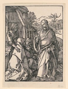 Cristo si congeda dalla madre, dalla serie La Piccola Passione da Albrecht Dürer