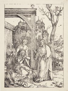 Cristo prende congedo da sua madre da Albrecht Dürer