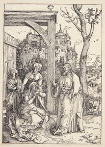 Cristo si congeda da sua madre da Albrecht Dürer