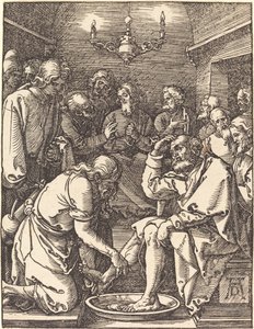 Cristo Lava i Piedi ai Discepoli da Albrecht Dürer